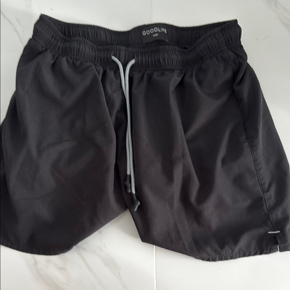 Goodlife Black Drawstring Shorts